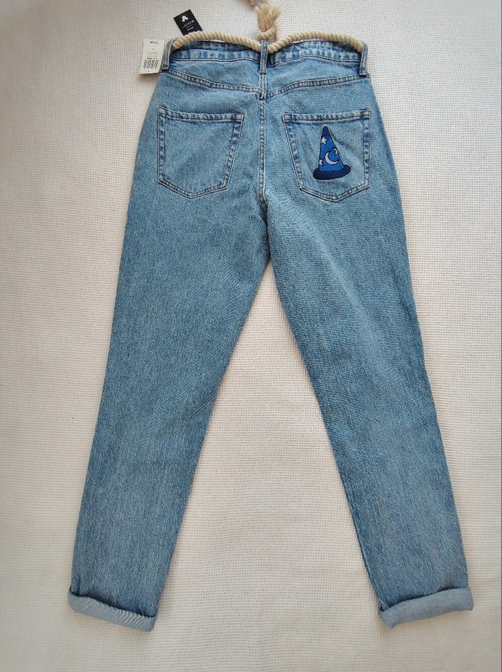 Disney Mickey Mouse Light Wash Denim Jeans Size 3. - Picture 2 of 12